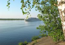 Turizam i krajobrazovni rad na proučavanju prirode plodnog teritorija na obali Volge - selo Duhovnitskoe