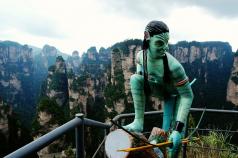 Zhangjiajie Park ili Avatar Mountain - Kina