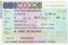 Richiesta di visto di transito nel Regno Unito