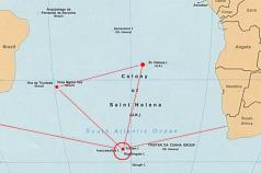 Cammina sull'isola più remota del mondo, l'arcipelago di Tristan da Cunha sulla mappa