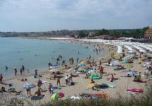 Quali sono le spiagge di Sozopol.  Spiaggia dei pesci rossi