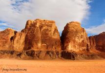 Desert wadi rom, Iordania - descriere, istorie, fapte și recenzii interesante