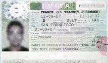 Application form for a visa to France: explanations for filling out the form