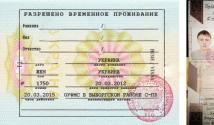 Features of obtaining a temporary residence permit in Russia