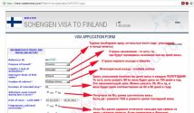 Kako sami dobiti i podnijeti zahtjev za vizu za Finsku: dokumenti i popunjavanje obrasca za prijavu